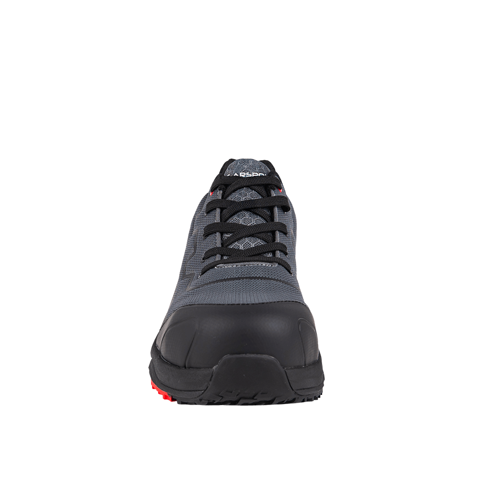 Chaussures de sécurité basses respirantes Apex Low S1PS grises et rouges