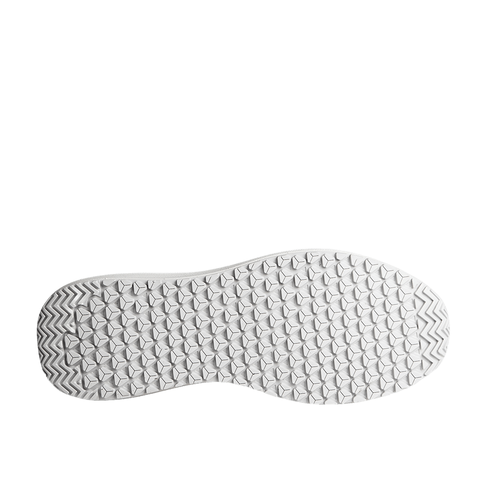 Chaussures de sécurité basses Gusteau Low O1 blanches avec semelle antidérapante en caoutchouc EVA