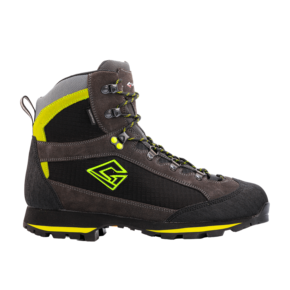 Scarponi trekking Faloria Mid WP waterproof in pelle scamosciata lato esterno