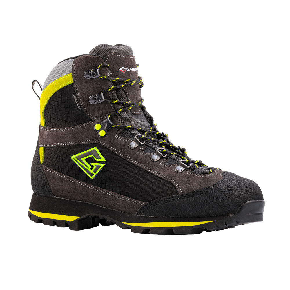 Scarponi trekking Faloria Mid WP waterproof in pelle scamosciata lato esterno