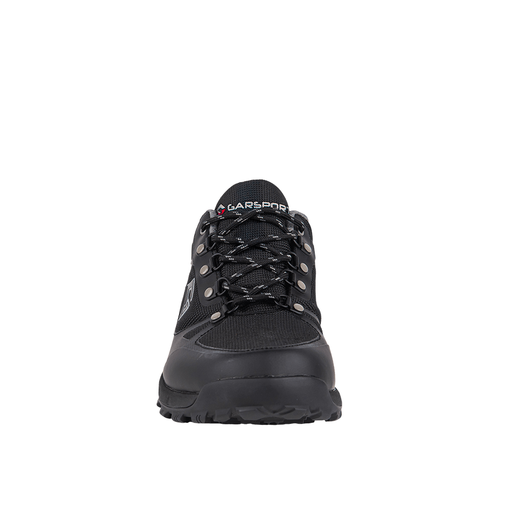 Chaussures de randonnée Passo 1972 Low WP pour homme, vue de face avec renforts en TPU.