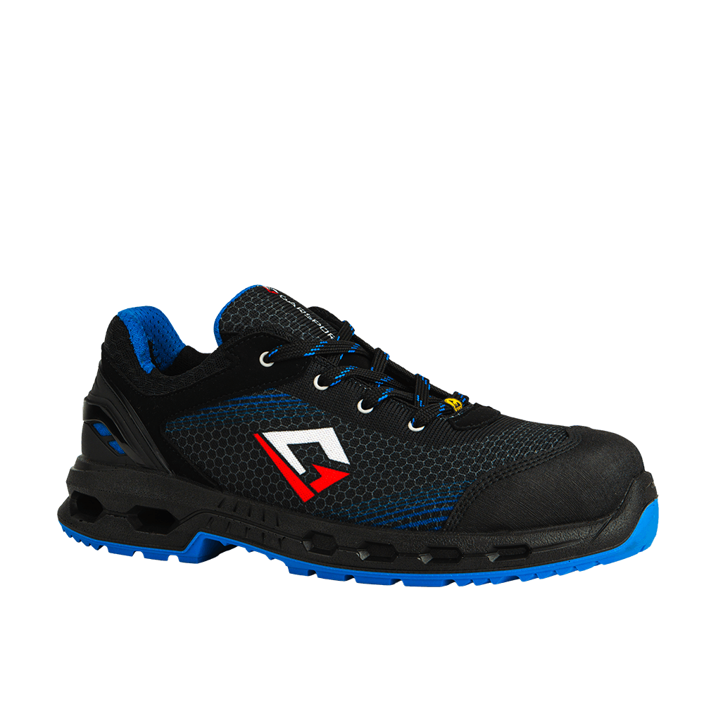 Scarpe antinfortunistiche basse Hexa-G13 Low ESD S1PS nero blu con suola Hexalight