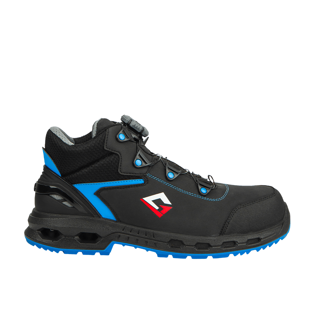 Chaussures sécurité S3S ESD BOA® Hexa Viper Mid microfibre nubuck semelle PU