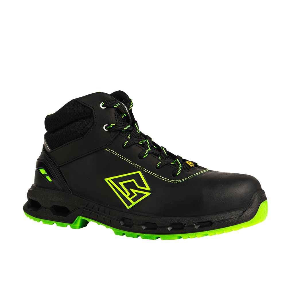 Hexa G5000 Mid S3S ESD safety boots Hexalight PU dual density sole Garsport