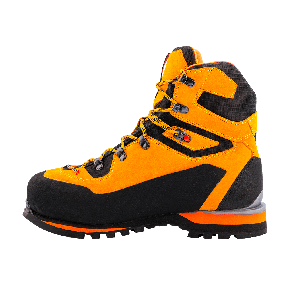 Chaussure de sécurité de montagne Sierra Mid jaune orange protection terrain rocheux