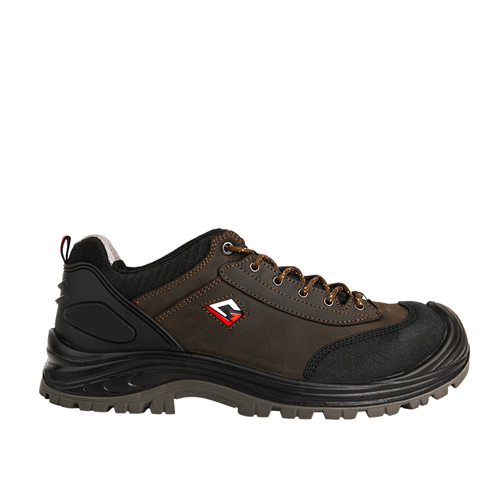 Chaussures sécurité Rhino Low S3S marron embout aluminium et semelle anti perforation composite