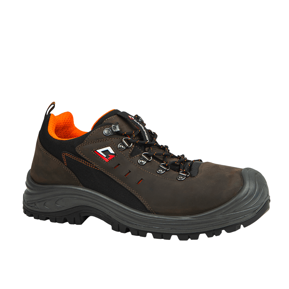 Scarpe antinfortunistiche S3S 3485 Low Garsport pelle Dakar marrone nero