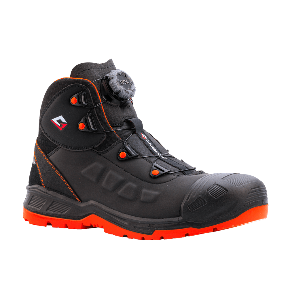 Scarponcini antinfortunistici S3 Ghost Mid BOA Garsport nero arancione