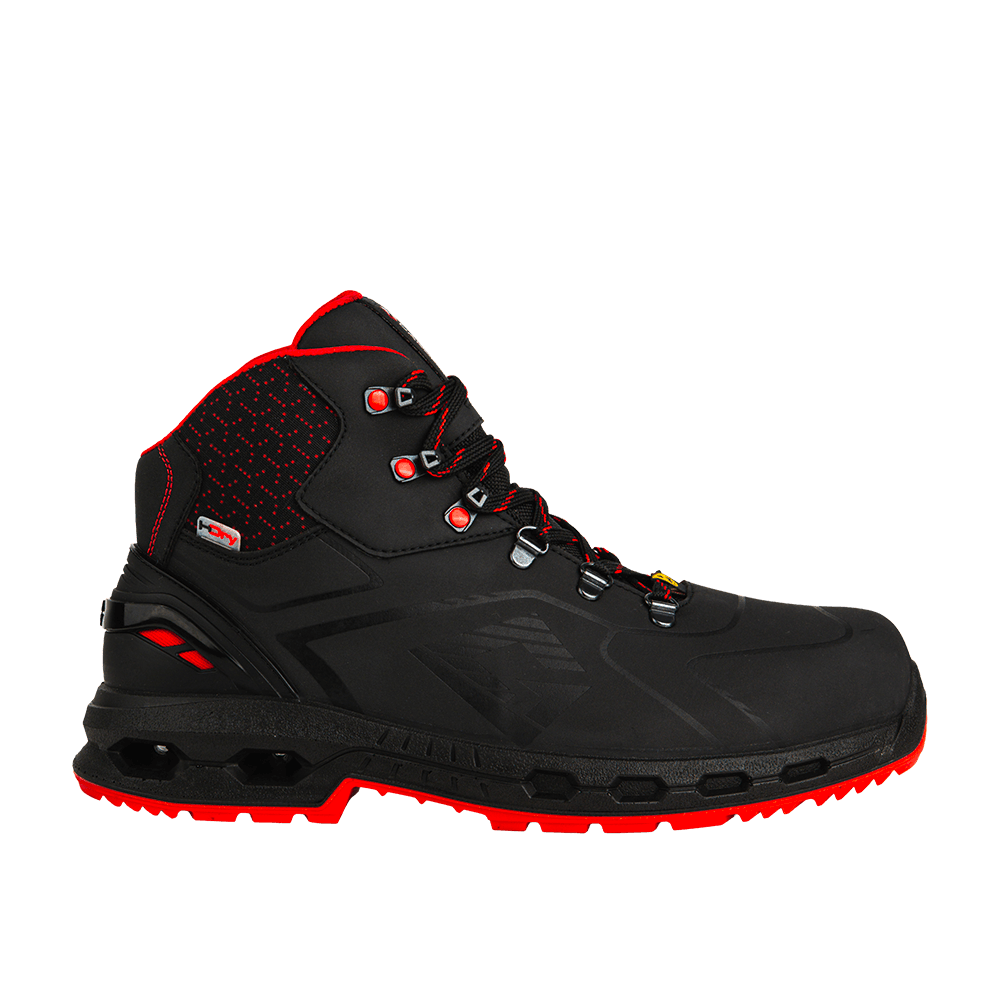 Hexa-Dry Mid ESD S7S safety boots in nubuck microfiber