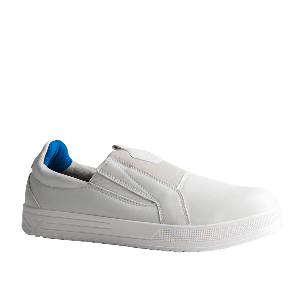 Professional kitchen shoes Alfredo Low S2 white breathable slip resistant for kitchens and canteens