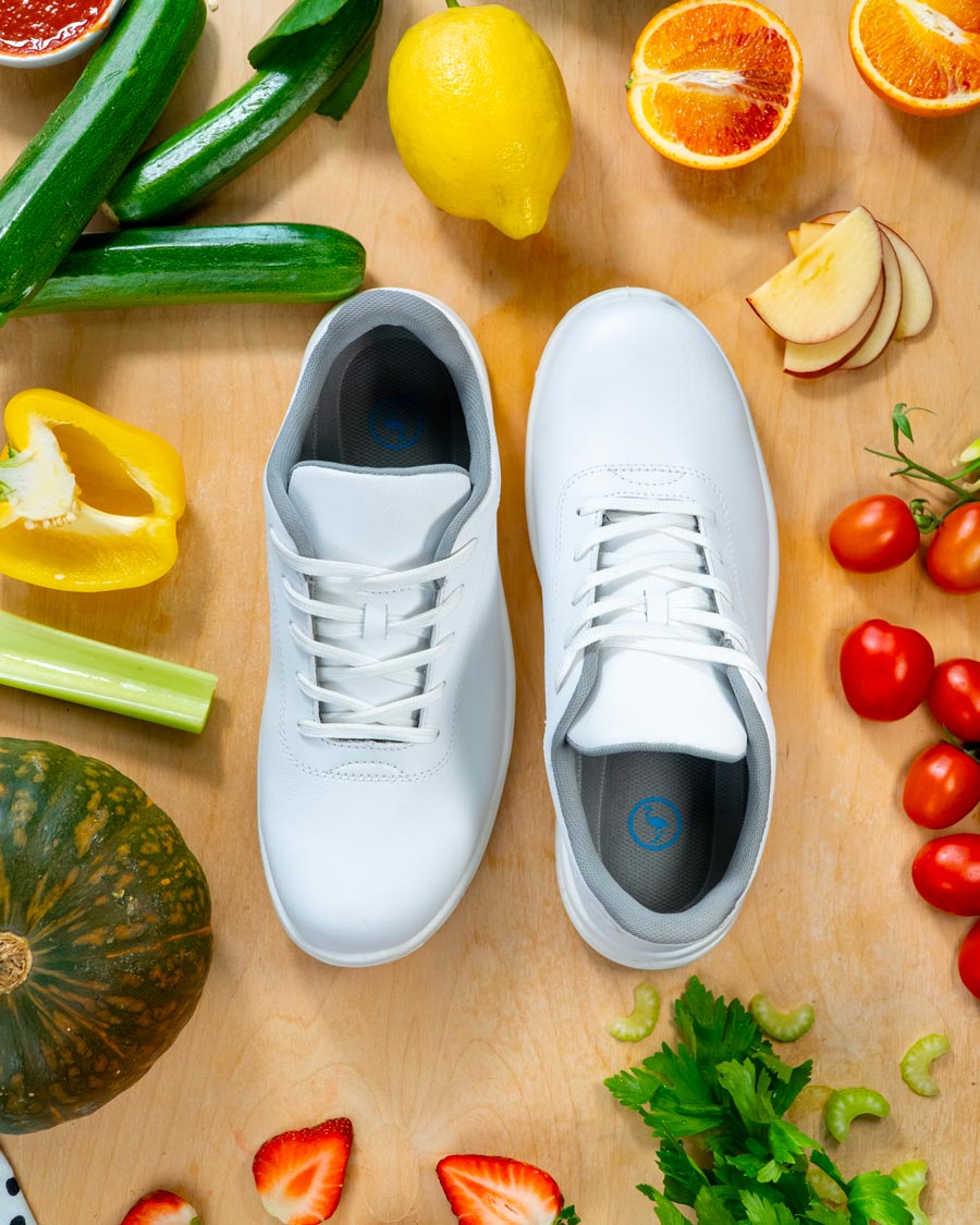 Chaussures de sécurité de cuisine professionnelles blanches Gourmet low S2 Chaussures de sécurité de cuisine professionnelles blanches Gourmet low S2