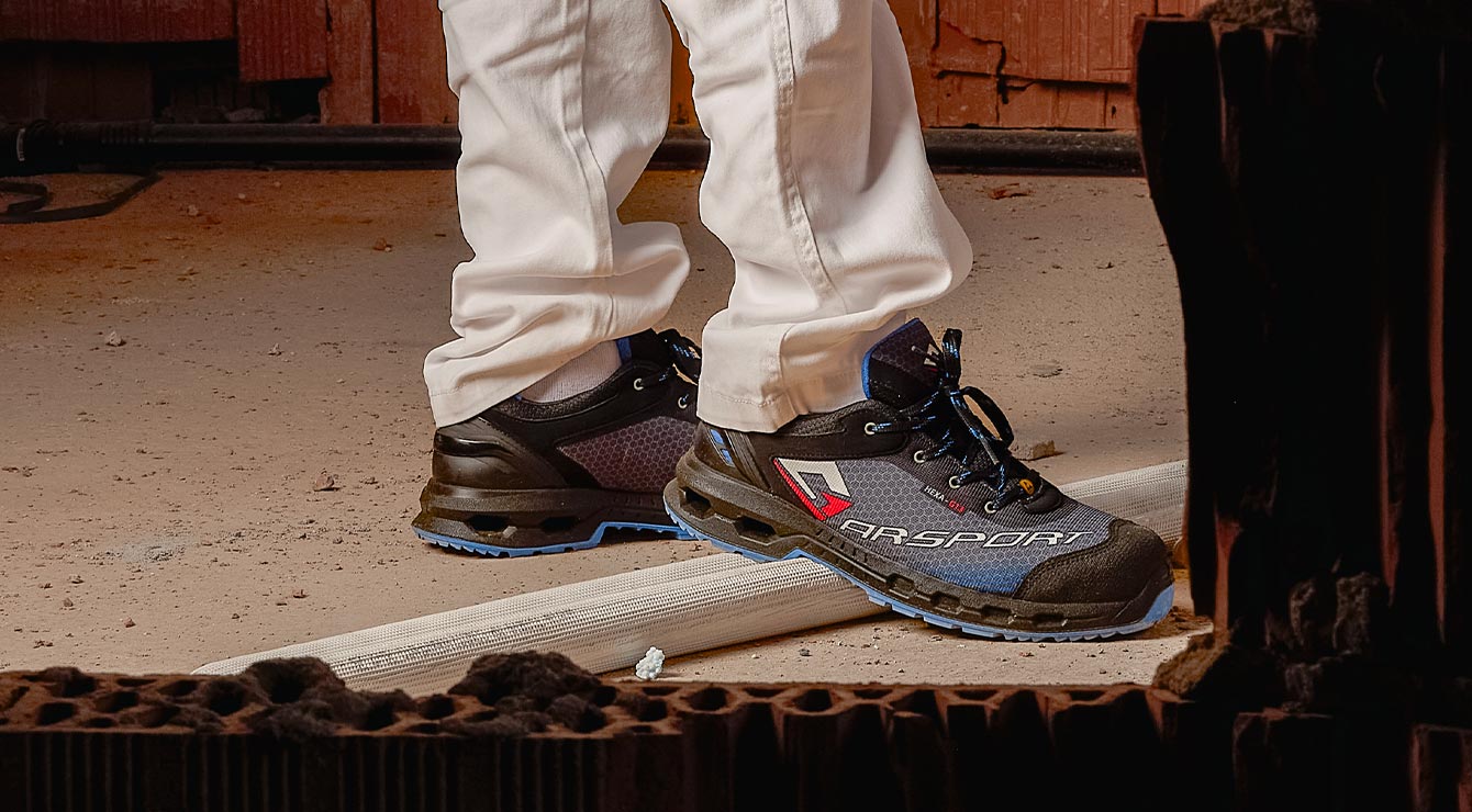scarpa antinfortunistica bassa S1PS antistatica Hexa G13 low S1pS ESD